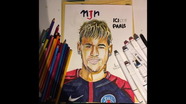 Рисунки Неймара в ПСЖ