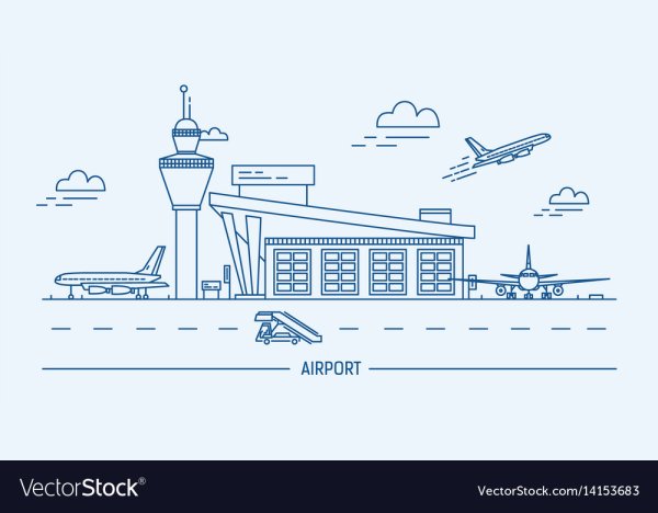 Нарисовать аэропорт