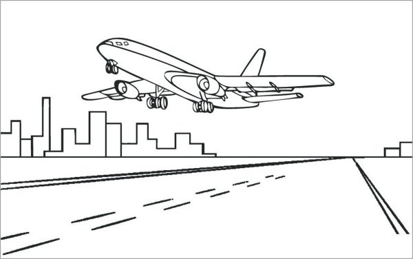 Раскраска аэропорт