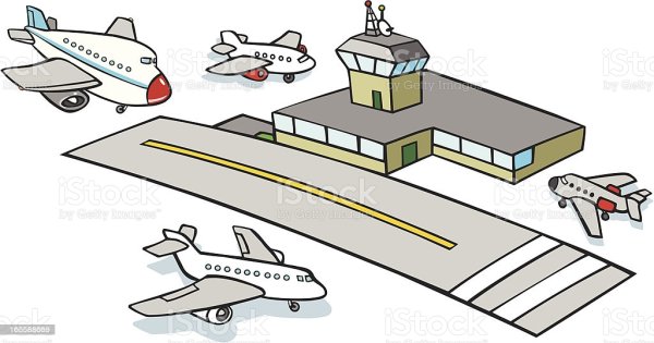Аэродром рисунок