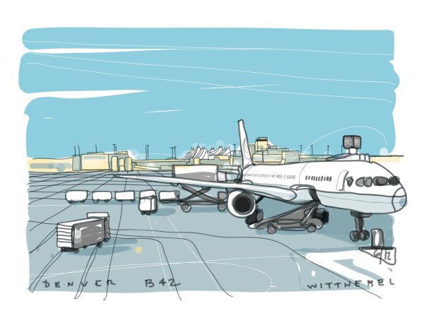 Аэродром рисунок