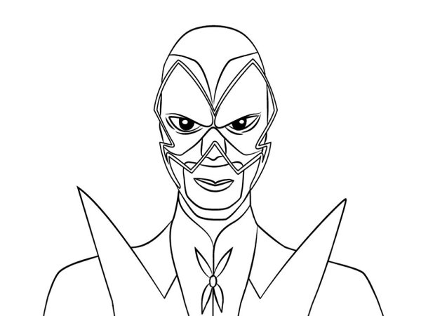 Раскраска БРАЖНИКА из леди баг