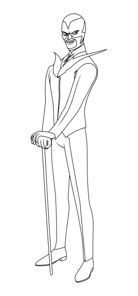 Раскраска БРАЖНИКА из леди баг