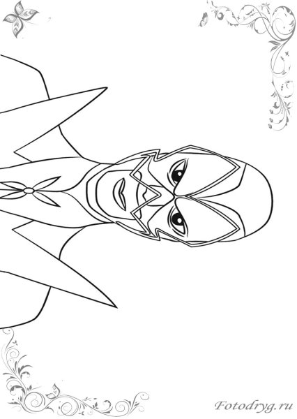 Раскраска БРАЖНИКА из леди баг