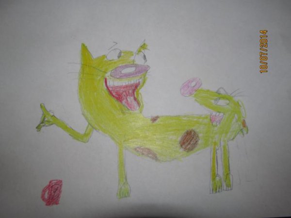 Котопес нарисовать