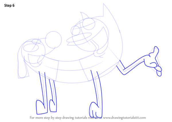 Нарисовать котопса поэтапно