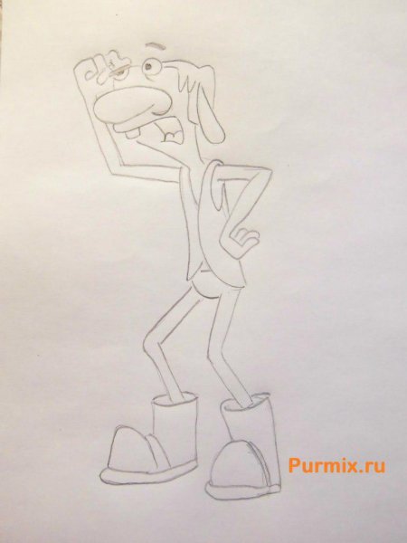 Котопес карандашом