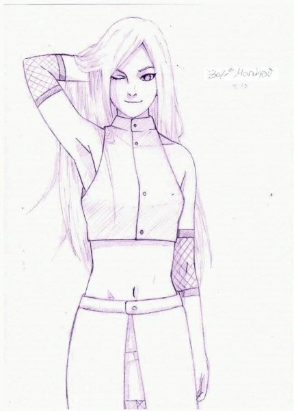 Ино Яманака рисунок