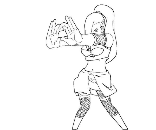 Ино Яманака чёрно белые