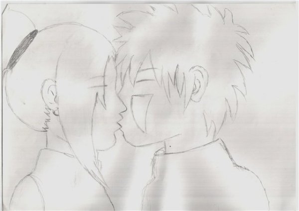 Киба и ино любовь раскраска