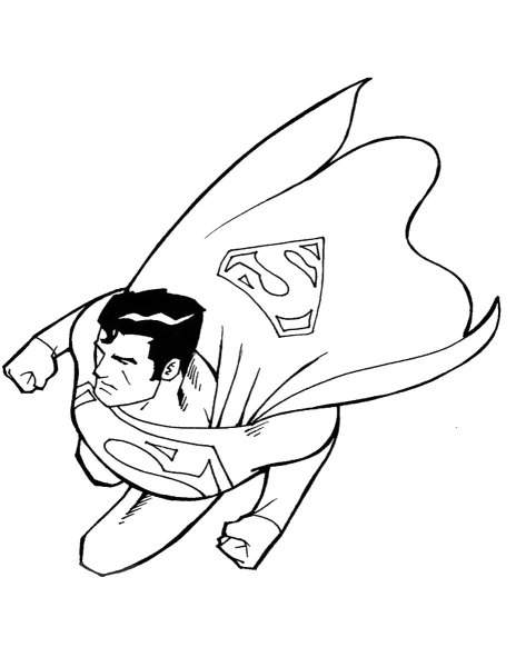 Супермен рисунок