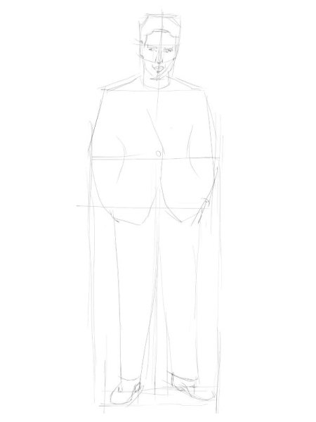 Костюм карандаша