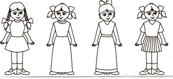 Девочка в нарядном платье рисование старшая группа