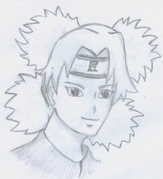Темари Наруто рисунок