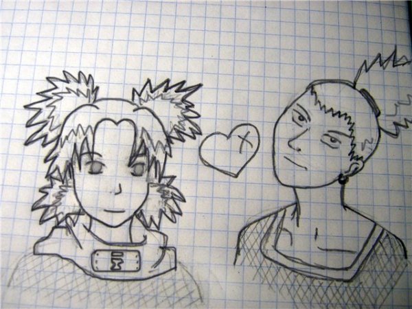 Темари простым карандашом