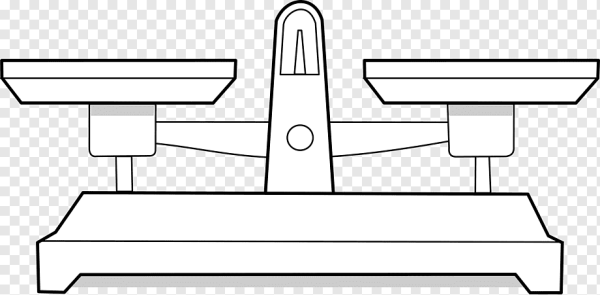 Весы схематично
