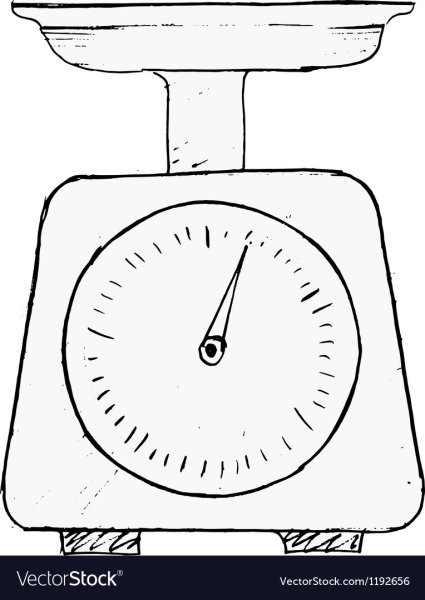 Весы карандашом