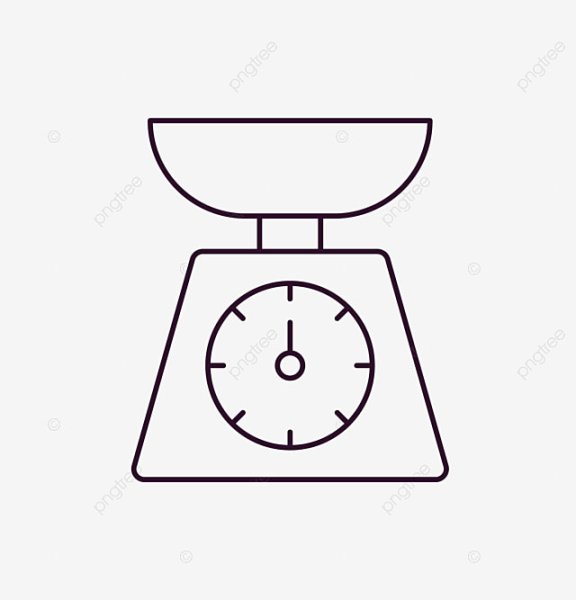 Трафарет весы детские