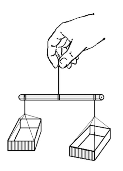 Весы из спичечной коробки