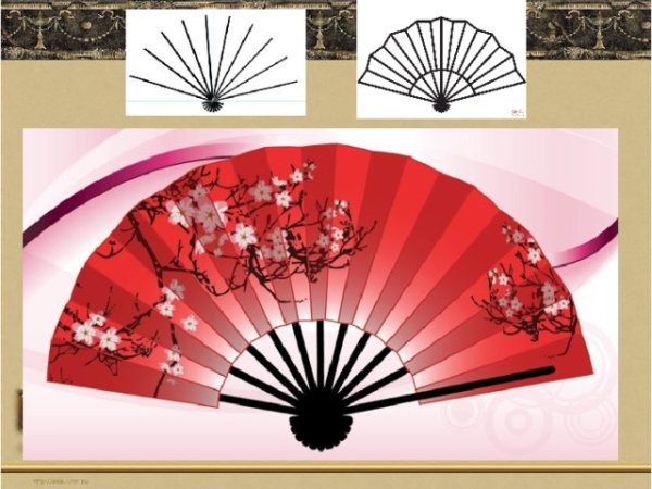 Веер 5 класс изо