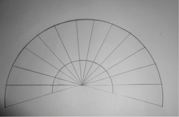 Лекало веер