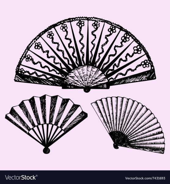 Испанский веер вектор