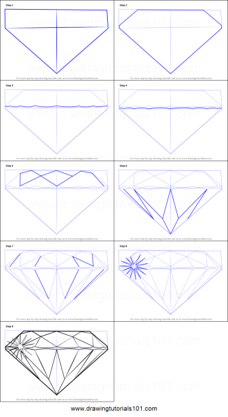 Алмаз карандашом поэтапно