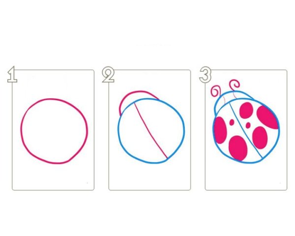 Поэтапное рисование розы