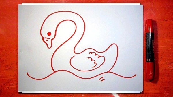 Очень легкие рисунки фломастерами