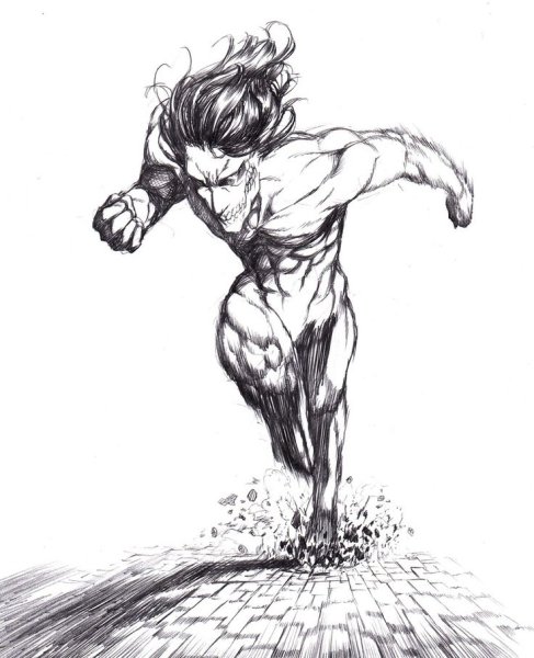 Бронированный Титан рисунок