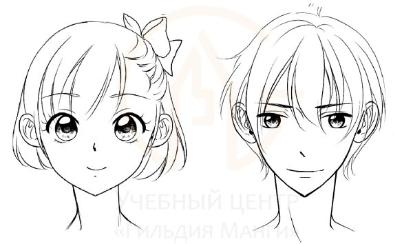 Аниме лицо