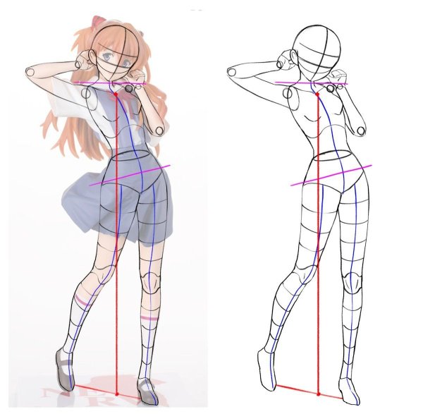 Позы для рисования