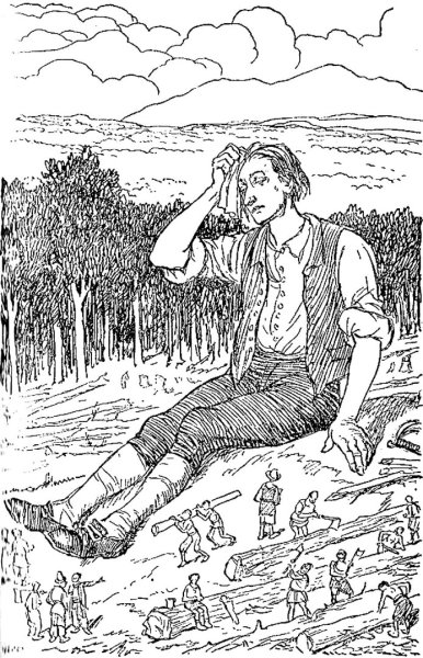 Рисунки путешествие Гулливера в Лилипутию