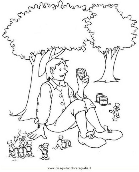 Путешествие Гулливера раскраска