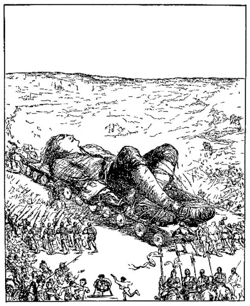 Приключения Гулливера раскраска