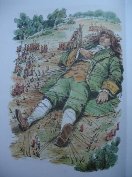 Путешествие Гулливера иллюстрации