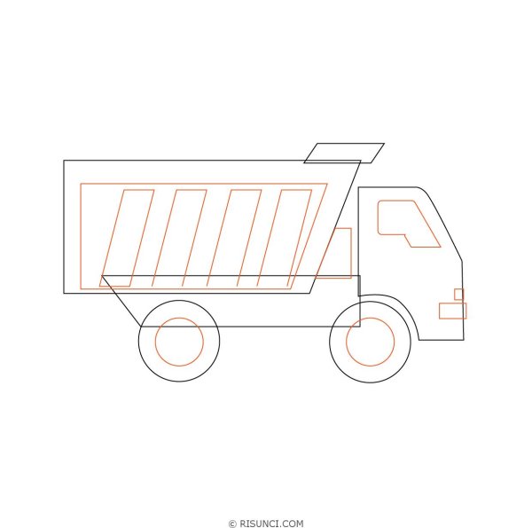 Самосвал для рисования