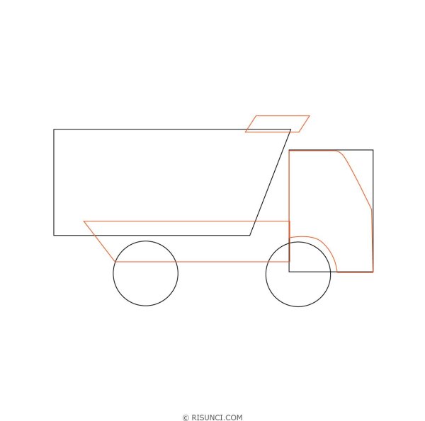 Грузовик пошагово