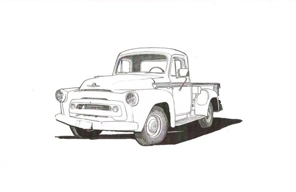 Пикап для срисовки