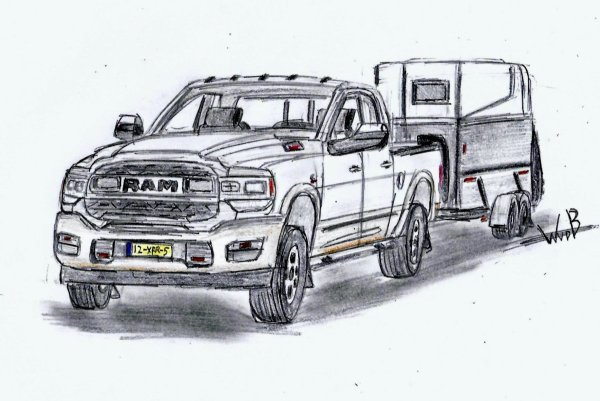 Пикап рисунок карандашом