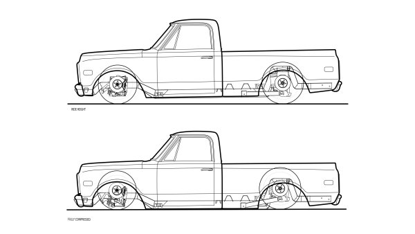 Chevrolet 3100 Pickup чертёж