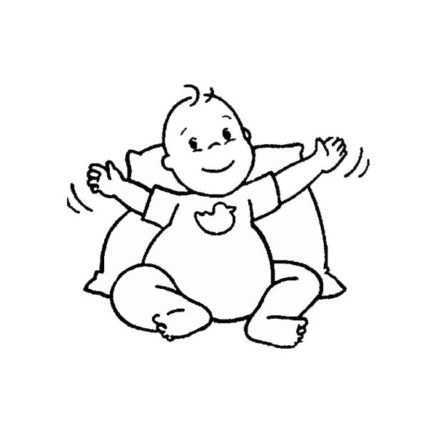 Нарисовать пупса карандашом