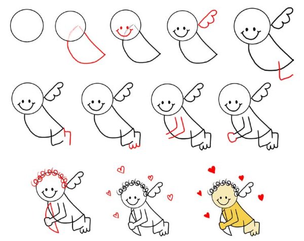 Рисунки для подростков пошагово