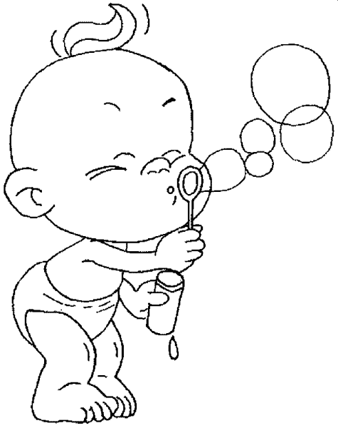 Раскраска Карапуз