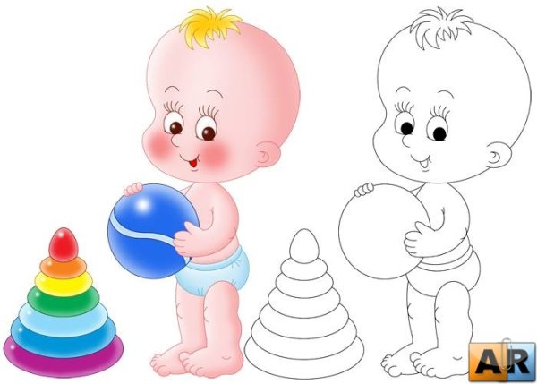 Игра рисование пупсиком