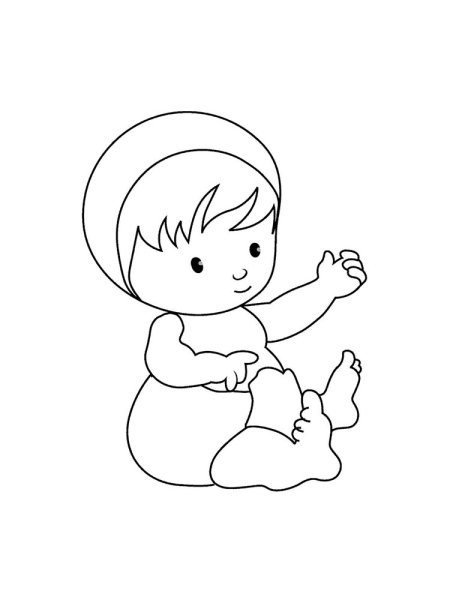 Раскраска Пупсики куколки