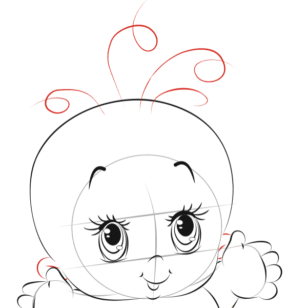 Малыш рисунок карандашом