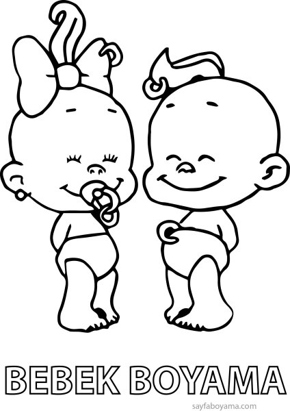 Маленькие пупсы раскраска