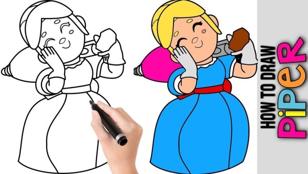 Герой БРАВЛ старс Пайпер