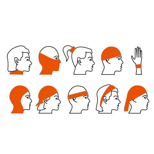 Бандана для треккинга в горах модульная Trek 100 Forclaz